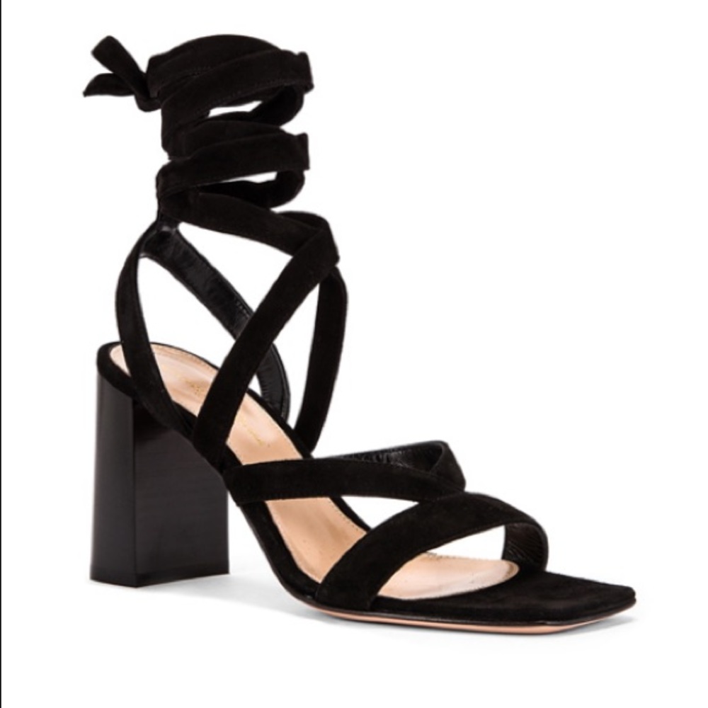 Gianvito Rossi camoscio strappy sandal NWB 38
